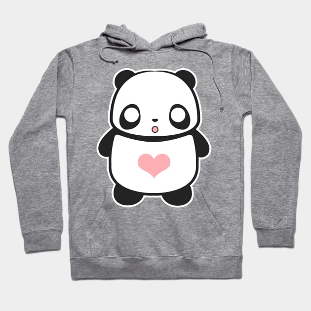 'Very Kawaii Panda Cartoon' Cute Panda Gift Hoodie by ourwackyhome